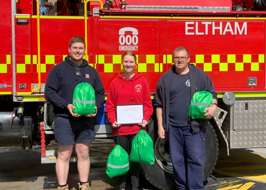 Eltham receive kits